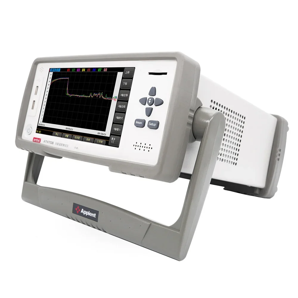 AT4708V -200C-1300C поддержка PT100 CU50 DCV 8-канальный измеритель температуры