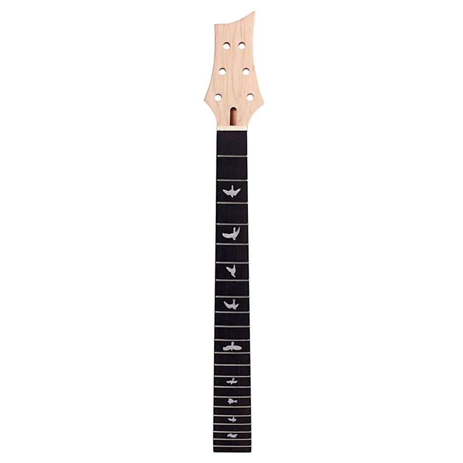 

New 1Pcs Guitar Neck Solid Wood Maple 22 Fret 24.75 Inch Truss Rod for Electric Guitar,Black Color
