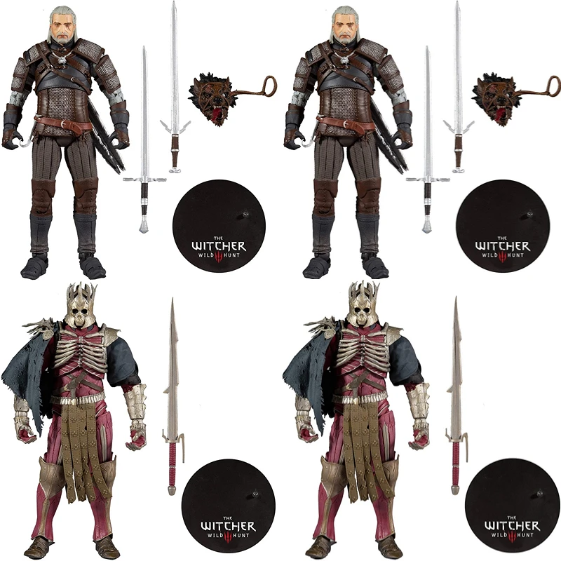 

McFarlane The Witcher 3 Wild Hunt The Witcher 3 Gold Label Geralt Aridin Doll Spot Trendy Play Figure Model Movie Multiverse Toy