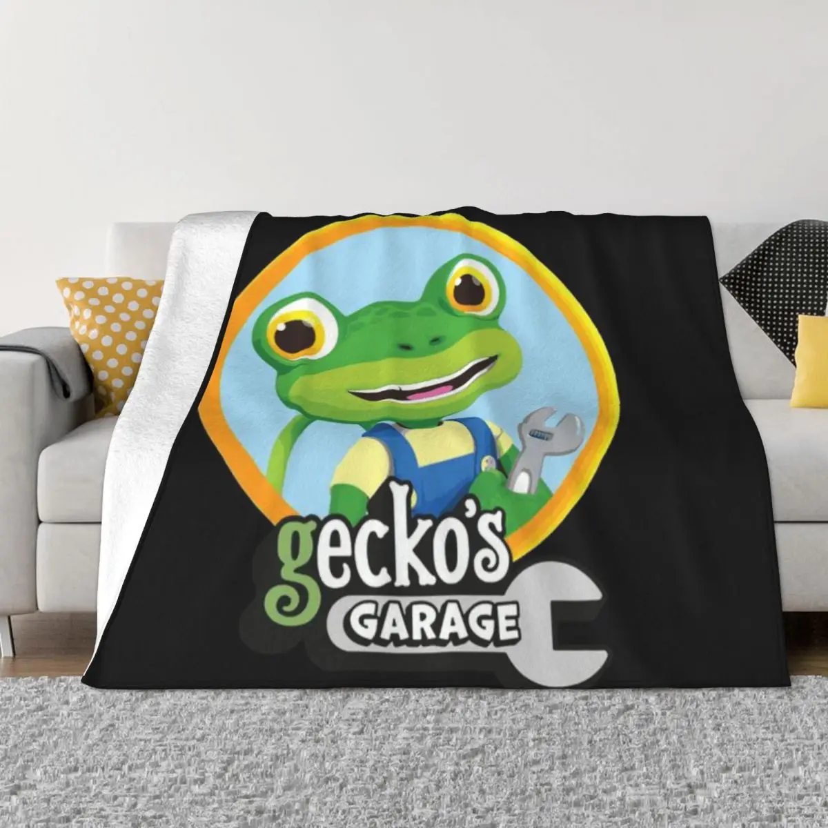 Детский гараж Gecko S GG An ультра-мягкое Флисовое одеяло