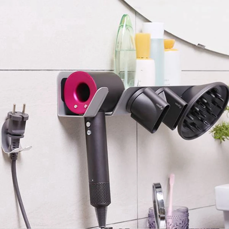 

For Dyson Supersonic Hair Dryer Holder Bathroom Storage Organizer Shelf For Wall Mount Bathroom Hardware Accessories