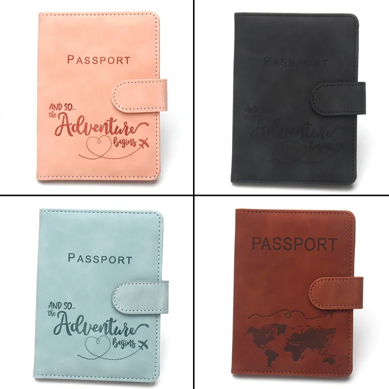 Обложка для паспорта с RFID-защитой дорожный Держатель зажим билета и