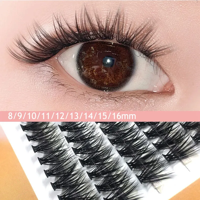 

100 Cluster Grafting Lash Individual False Eyelashes Natural Faux Mink Fake Eyelashes DIY Eye Makeup Women Beauty Cosmetics