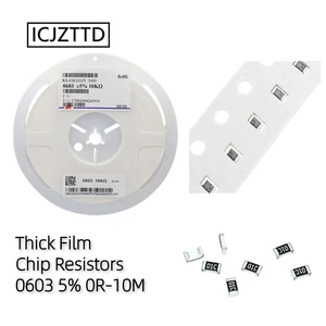 1/10 Вт RJ0603 5% SMD Res 1608 3M 3M0 3, 3 M 3M3 3, 6 M 3M6 3, 9 M 3M9 4, 3 M 4M3 4, 7 M 4M7 5, 1 M 5M1 5, 6 M 5M6 6, 2 M 6M2 6, 8 M 6M8 0603