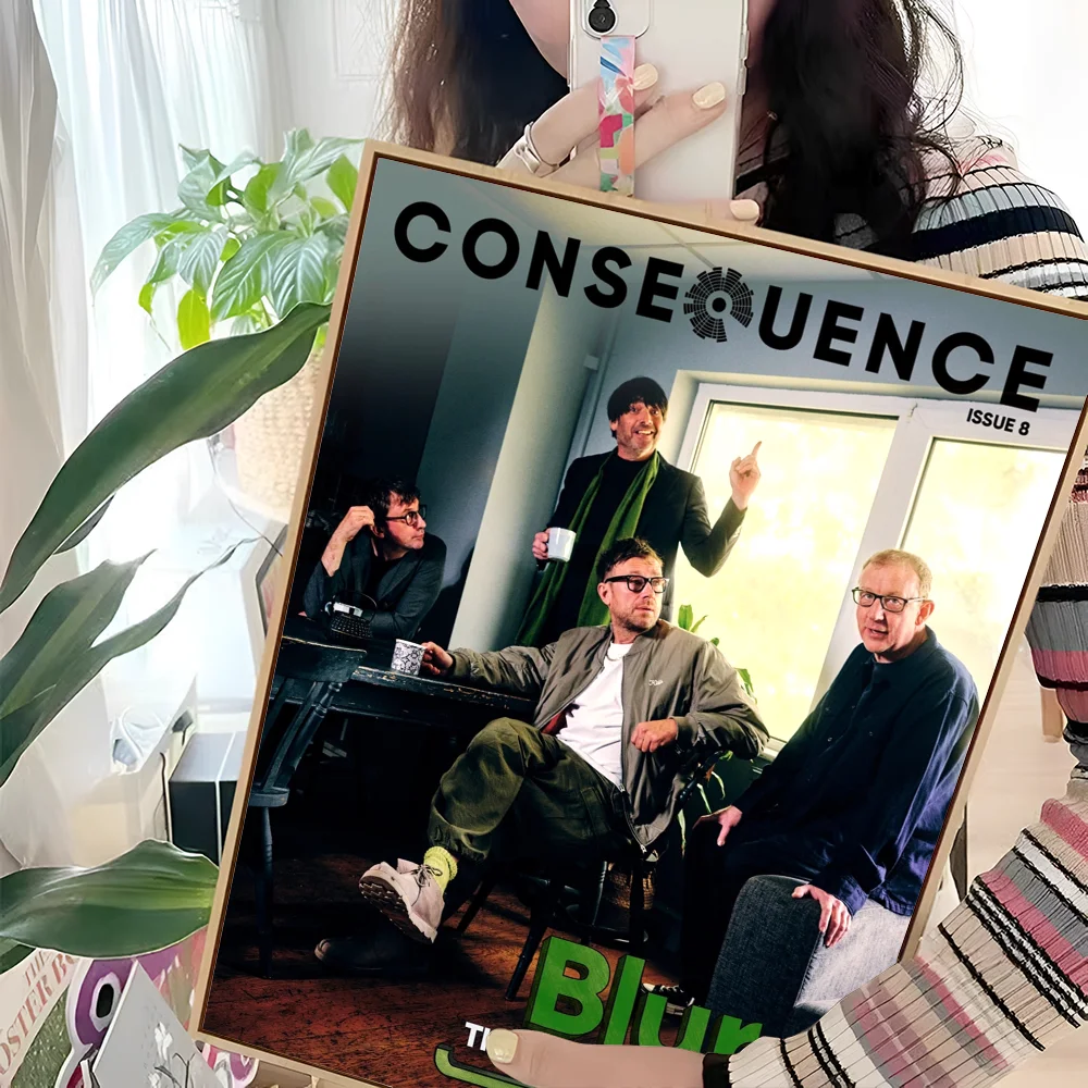 Аниме Рок-звезда B-blur Плакат Наклейка Современный Стиль Клей Настенное Искусство