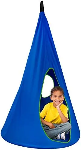 

Nest Swing Chair Nook \u2013 Hanging Seat Hammock for Indoor Outdoor Use \u2013 Great for Children, (33 Inch, Nest Blue)