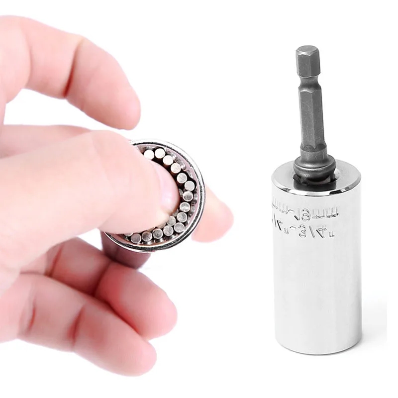 

Универсальный динамометрический ключ, набор головок 7-19 мм