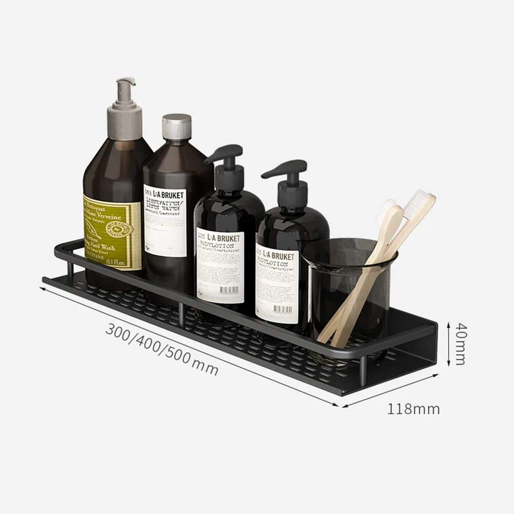 Полка для ванной комнаты стеллаж хранения шампуня настенный органайзер туалета