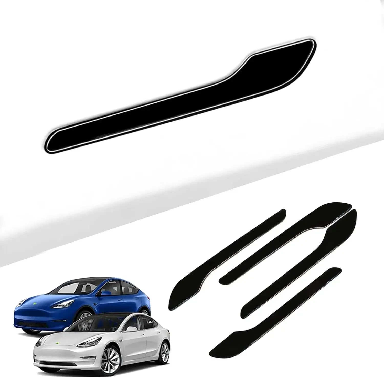 Tesla Model 3/Y декоративная крышка дверной ручки 4 шт. АБС-пластик вокруг защиты от