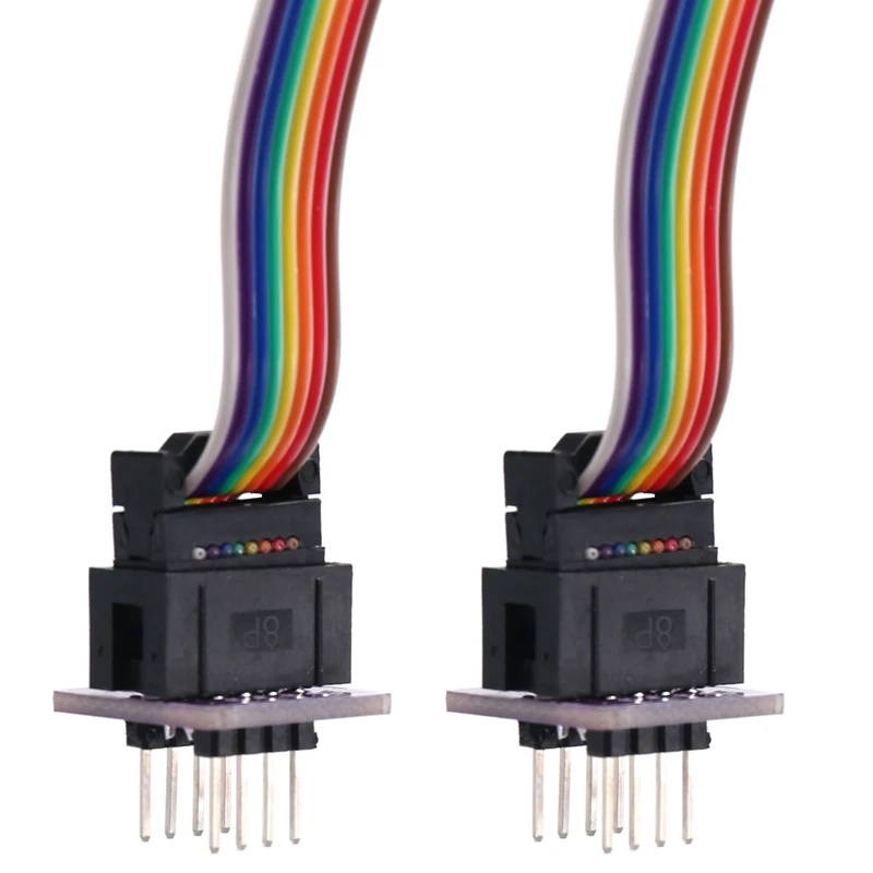 SOIC8 SOP8 тестовый зажим провод зонда для EEPROM 93CXX25CXX24CXX Программирование цепи на USB программатор TL866 RT809H(C) (art.: 3920ca1b2acbc) - 3920ca1b2acbc