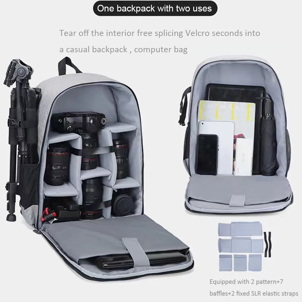 Многофункциональные сумки для фотоаппаратов рюкзак фотосъемки большой емкости