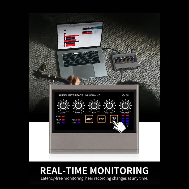Профессиональный аудиомикшер USB-аудиоинтерфейс звуковая карта DJ-оборудование