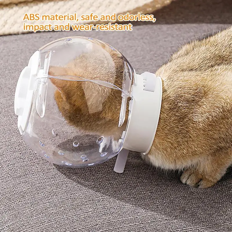 

Cat Muzzle Cat Anti-Bite Breathable Protective Space Hood Pet Anti-Licking Space Hood Mask adjustable Cat Bath Grooming Supplies