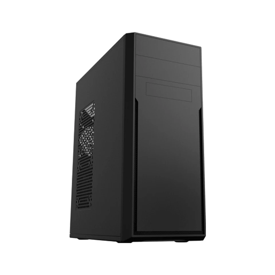 Корпус Foxline MidiTower FL-302 450W black ATX 2xUSB2.0 HDA w/o FAN FL-302-FZ450