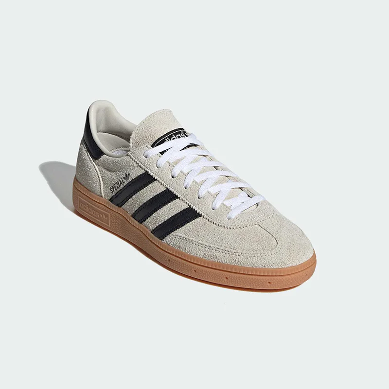 Фото Женские кроссовки IF6562 Spezial Suede Skate бежевого и черного цвета с подошвой из каучука, повседневные низкие кеды №5