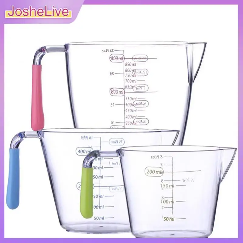 

1/2/4PCS Cooking Measuring Tools Tasteless 200/400/900ml Measuring Cup Non-toxic Baking Measurements Jug