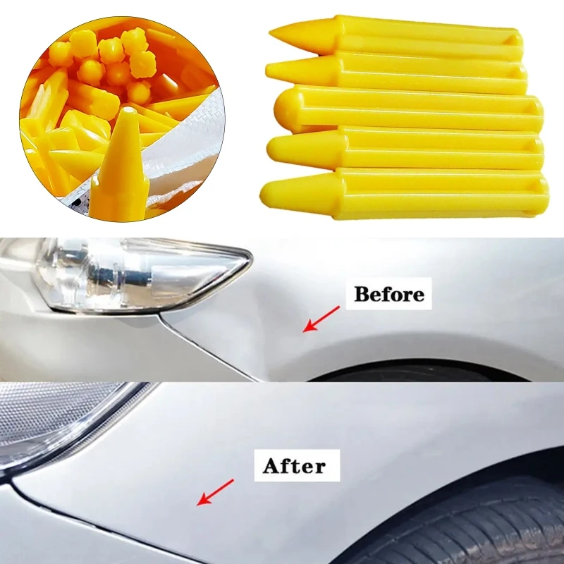 

5 шт. инструмент для ремонта вмятин на кузове автомобиля, легкая пластиковая ручка для ремонта вмятин, ручка для ремонта вмятин на кузове авт...