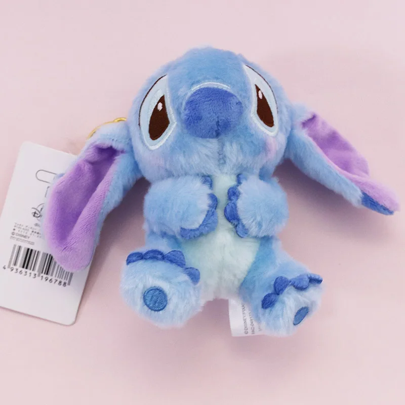 

Cute Disney Stitch Plush Keychain Toys Kawaii Winnie The Pooh Bear Anime Figure Keyring Pendant Accessories Cartoon Animals Doll