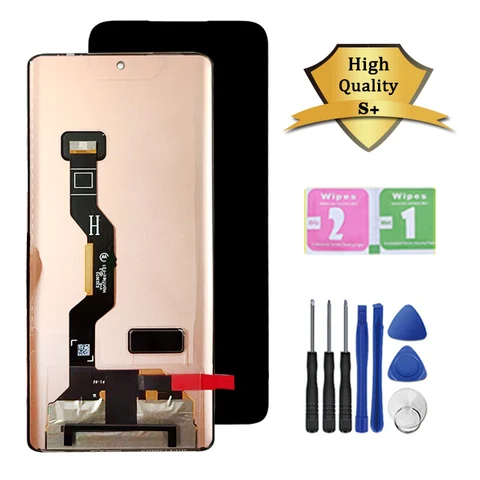 6, 7-дюймовый P-OLED edge50Fusion дисплей для Motorola Moto Edge 50 Fusion ЖК-дисплей с дигитайзером сенсорного экрана в сборе с отпечатками пальцев