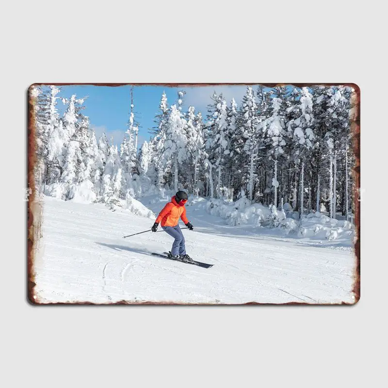 

Skier, катание на лыжах, горный лыж, металлический знак, индивидуальный кинотеатр, искусственный знак, плакаты