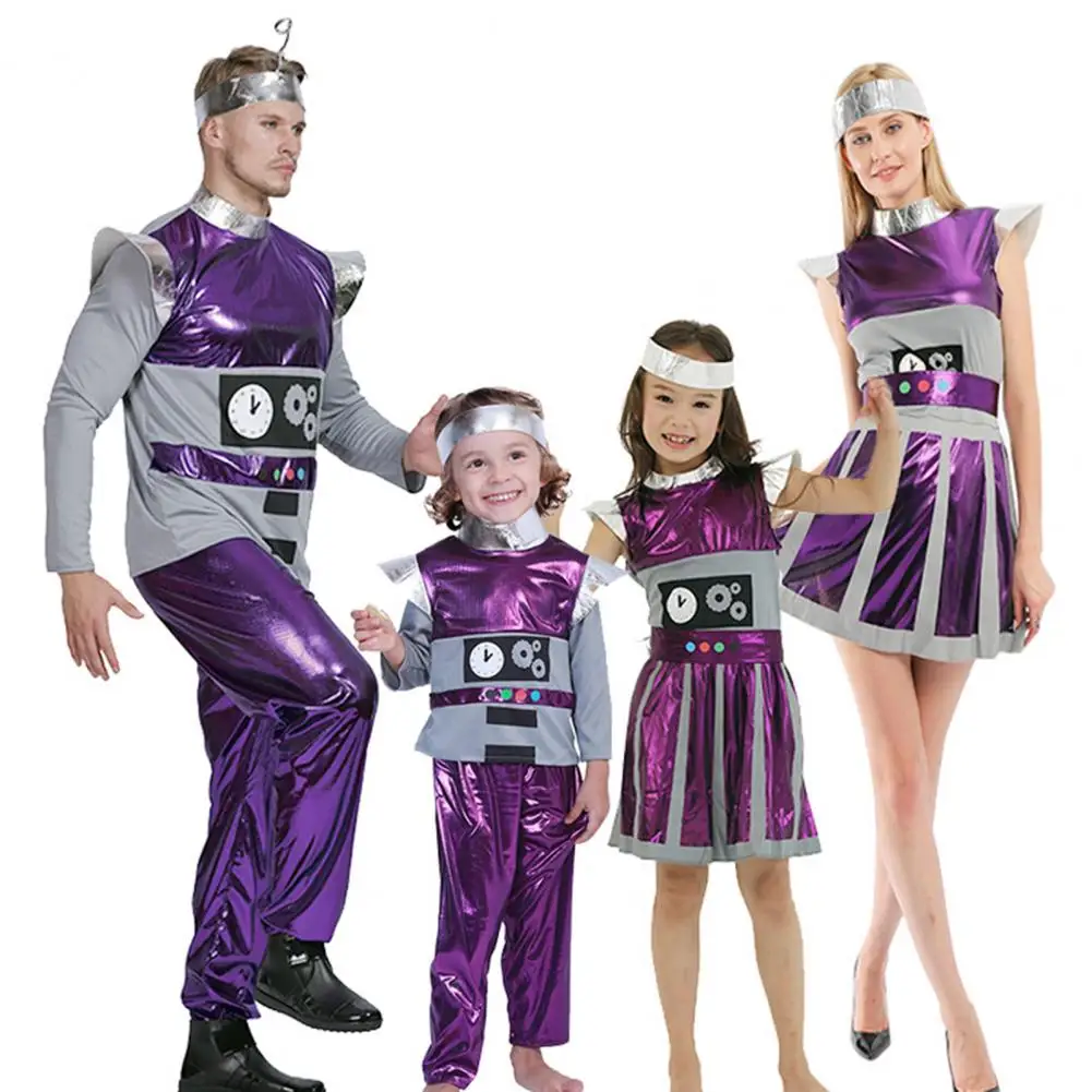 

Wear-resistant 3Pcs/Set Popular Adult Kids Halloween Cosplay Clothes Realistic Looking for Halloween