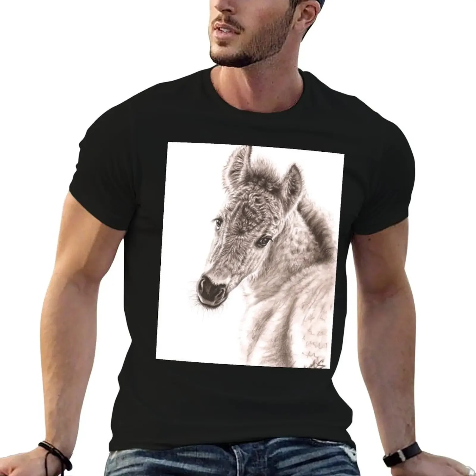 Футболка Wild Horse Foal толстовка больших размеров синяя арховатая мужская одежда
