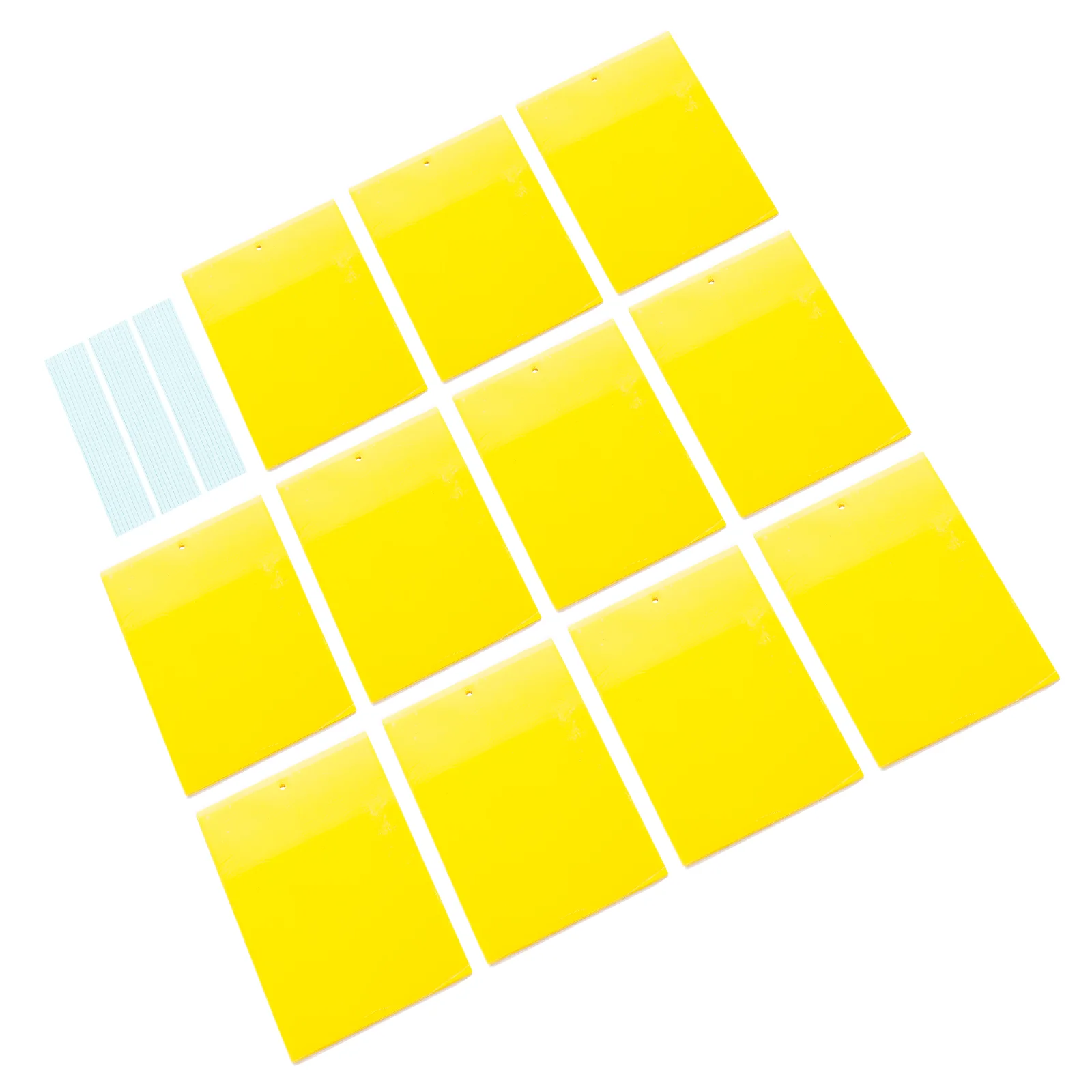 

50pcs Insect Trapping Board Sticky Fly Trap Dual-sided Gnat Trap for Garden