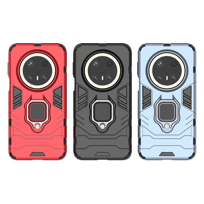 Чехол для Huawei Mate 70 Pro магнитный автомобильный чехол телефона с кольцом 5G