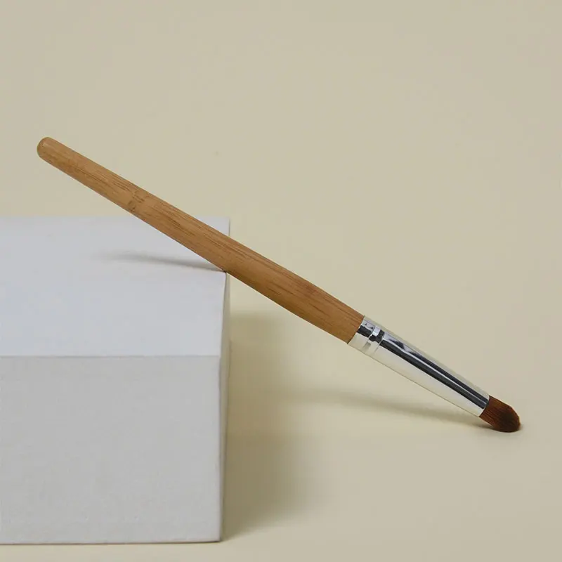 Бамбуковая ручка Кисть для макияжа глаз тени век кисть растушевки мягкие волосы