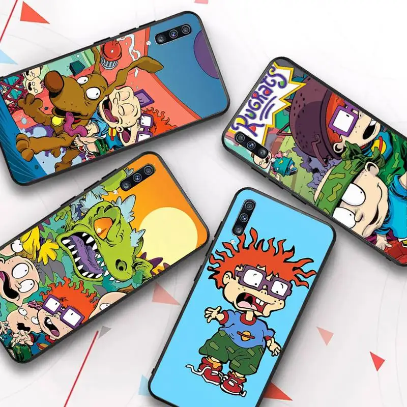 

Cartoon Rugrat Chuckie Angelica Phone Case for Samsung A51 01 50 71 21S 70 31 40 30 10 20 S E 11 91 A7 A8 2018