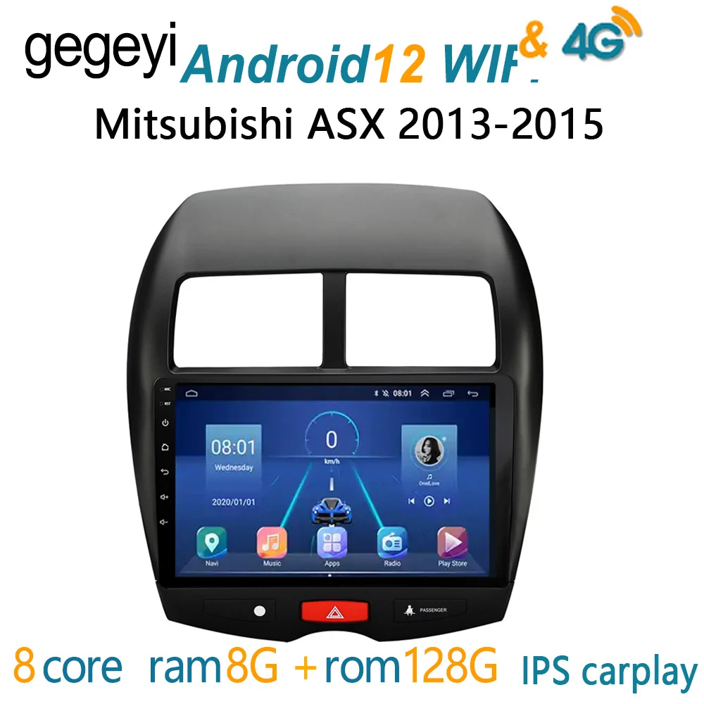

8G+128G автомагнитола for Mitsubishi ASX 2013 2015 магнитола для авто 2 din 2дин android андроид 1 дин навигатор для авто 2din рамка для магнитолы подголовник с монитором с экраном выдвижным экра carplay радиоприёмник