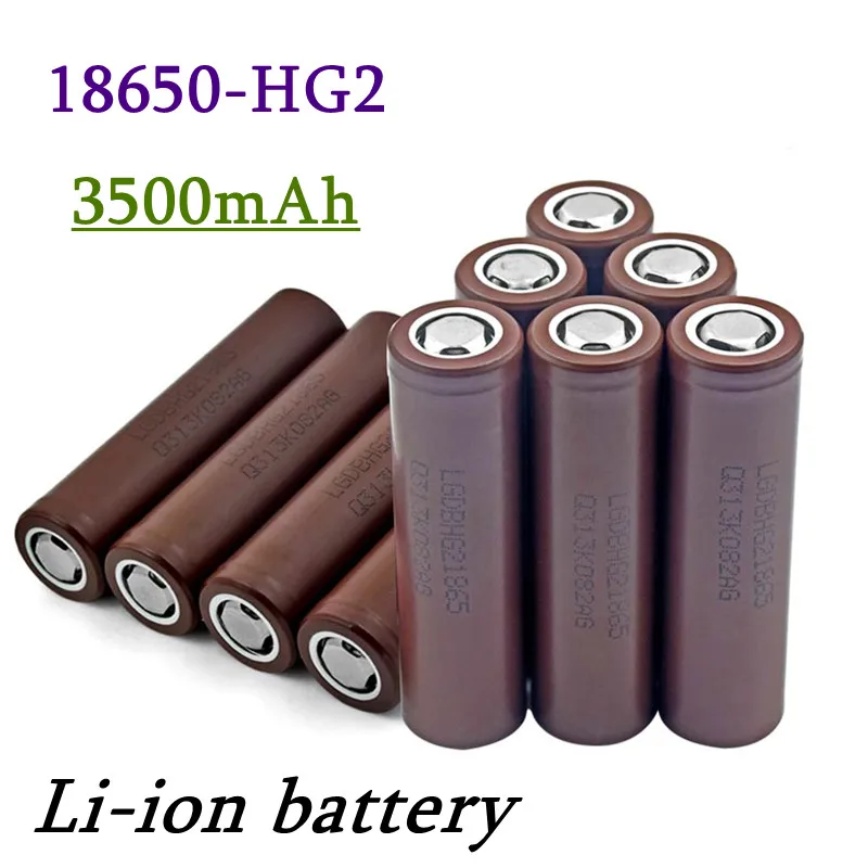 

100%Original HG2 18650 3500mAh Battery 18650 HG2 3.7V Discharge 20A Dedicated To Rechargeable Battery Screwdriver