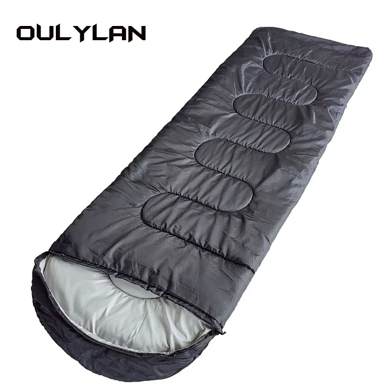 

Утепленный спальный мешок-конверт Oulylan, уличный спальный мешок для взрослых, для отдыха на открытом воздухе, защита от грязи, утолщенный и теплый, портативный