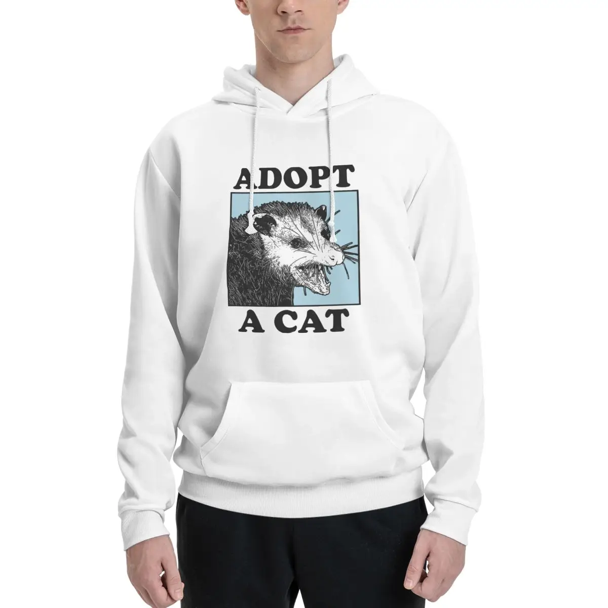 

Adopt A Cat Polyester Hoodie Men's Women's Sweater Size XXS-3XL