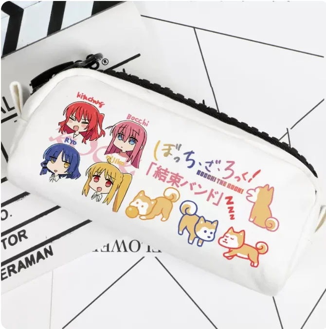 

Anime Bocchi the rock Pencil Case Oxford Canvas Storage Bag Pencil Box Pencilcase School Pen Bag 1327