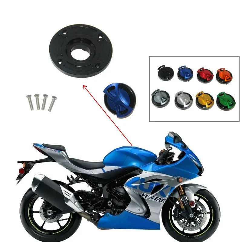 Motorcycle Fuel Gas Oil Tank Cap Cover For Suzuki TL1000S GS500 GSXR600 GSX-R750 GSXR1000 SV650 GSX600F GS600F GSXR1300 Hayabusa