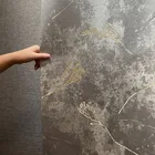 Шторы для гостиной, столовой, спальни, высокоточные жаккардовые затемненные шторы с золотой нитью, атмосферные роскошные серые классические