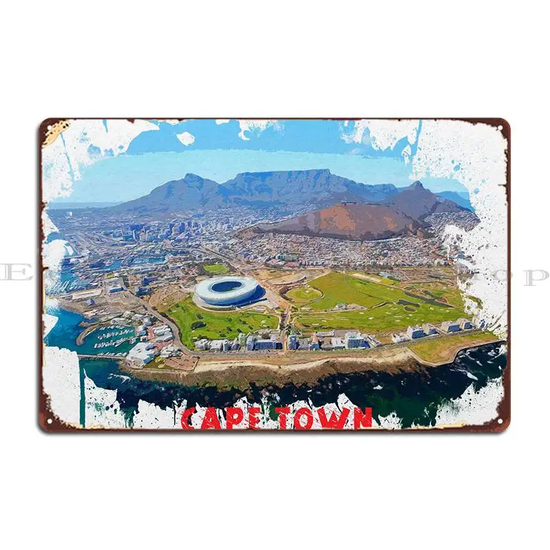

Cape Town Metal Sign Poster Party Party Cinema Printing Cinema Tin Sign Poster