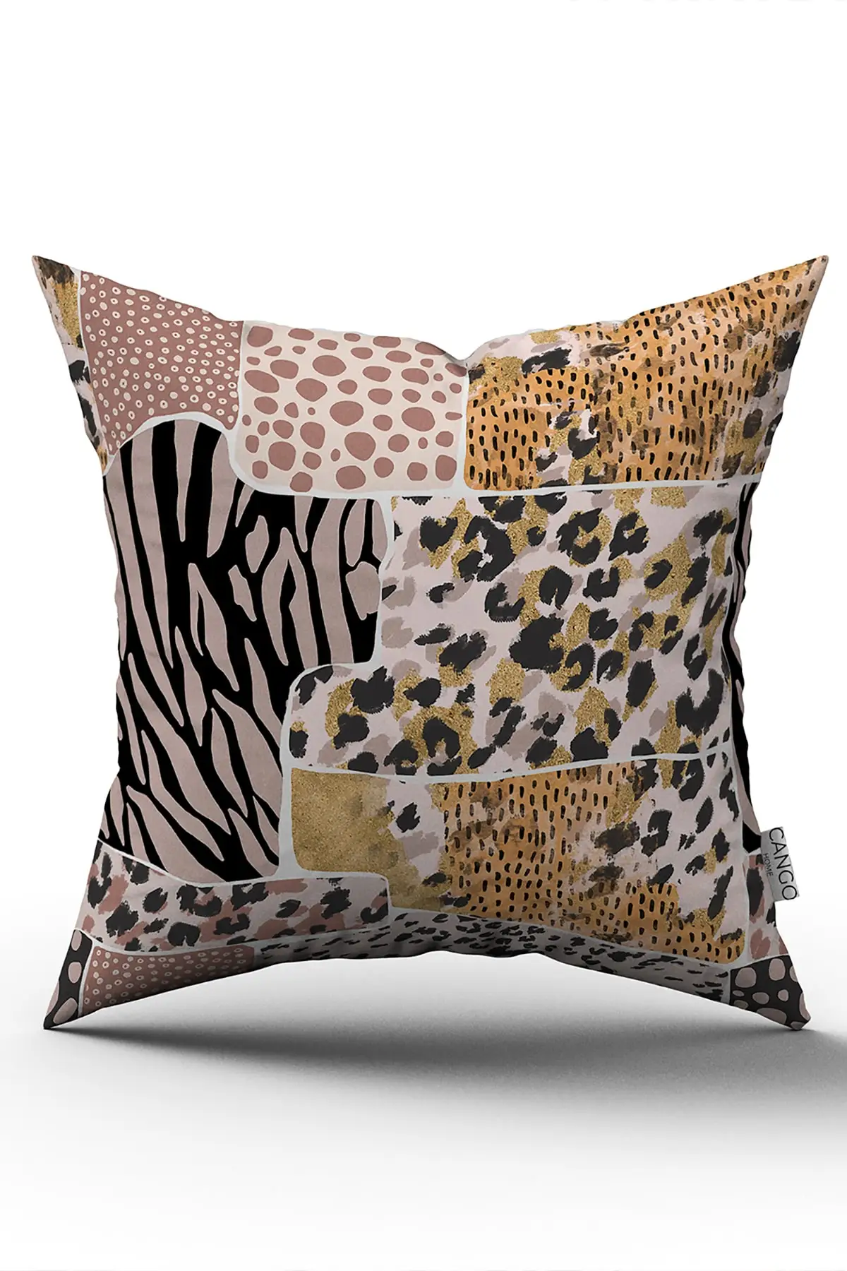 Коричневый розовый Зебра Леопардовый с цифровой печатью сельская Подушка