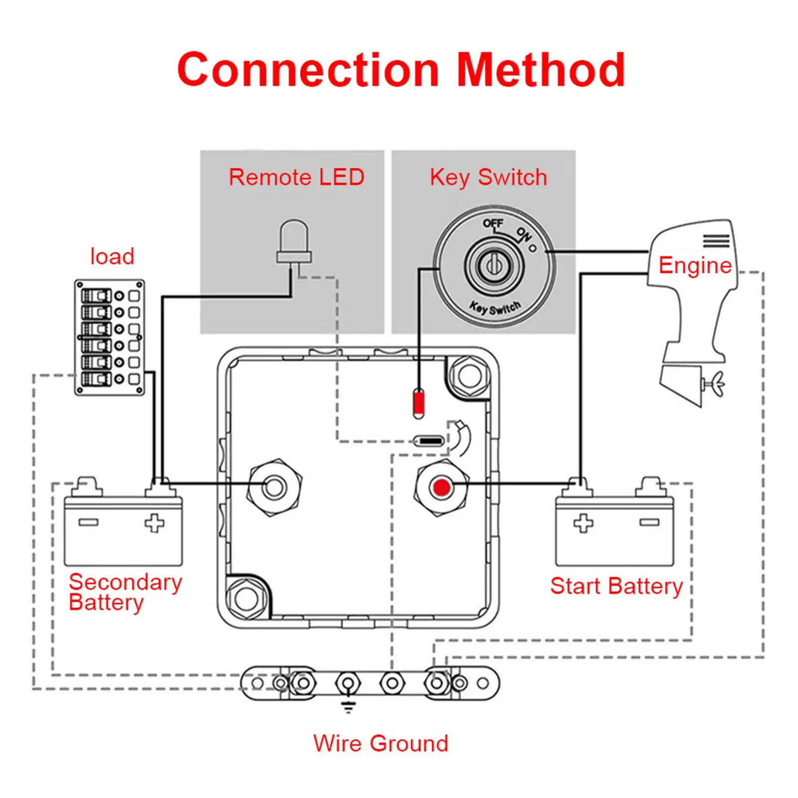 Умный изолятор батареи 12 В защита BT1-140 энергосберегающее напряжение