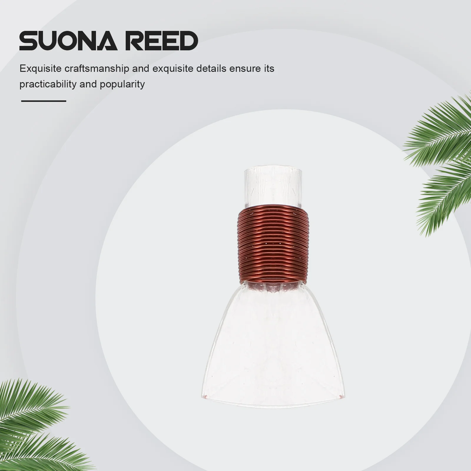 10 шт. Suona свисток аксессуары для инструментов мундштук трость пластиковый белый