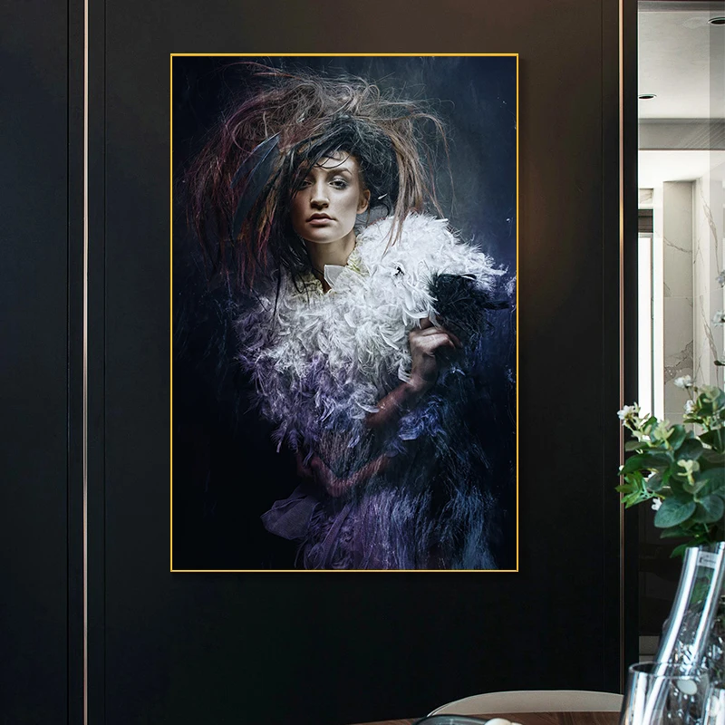 

Абстрактная Скандинавская мифология, черные фотообои и принты, скандинавские настенные картины для гостиной