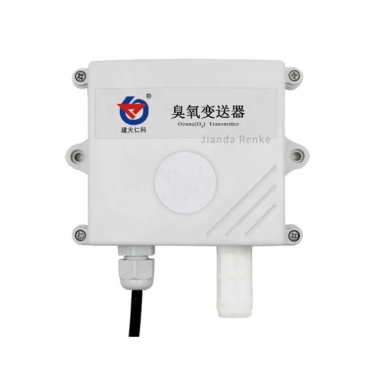 

Fixed ozone transmitter 10ppm 100ppm wall mounted O3 ozone sensor with RS485 analog