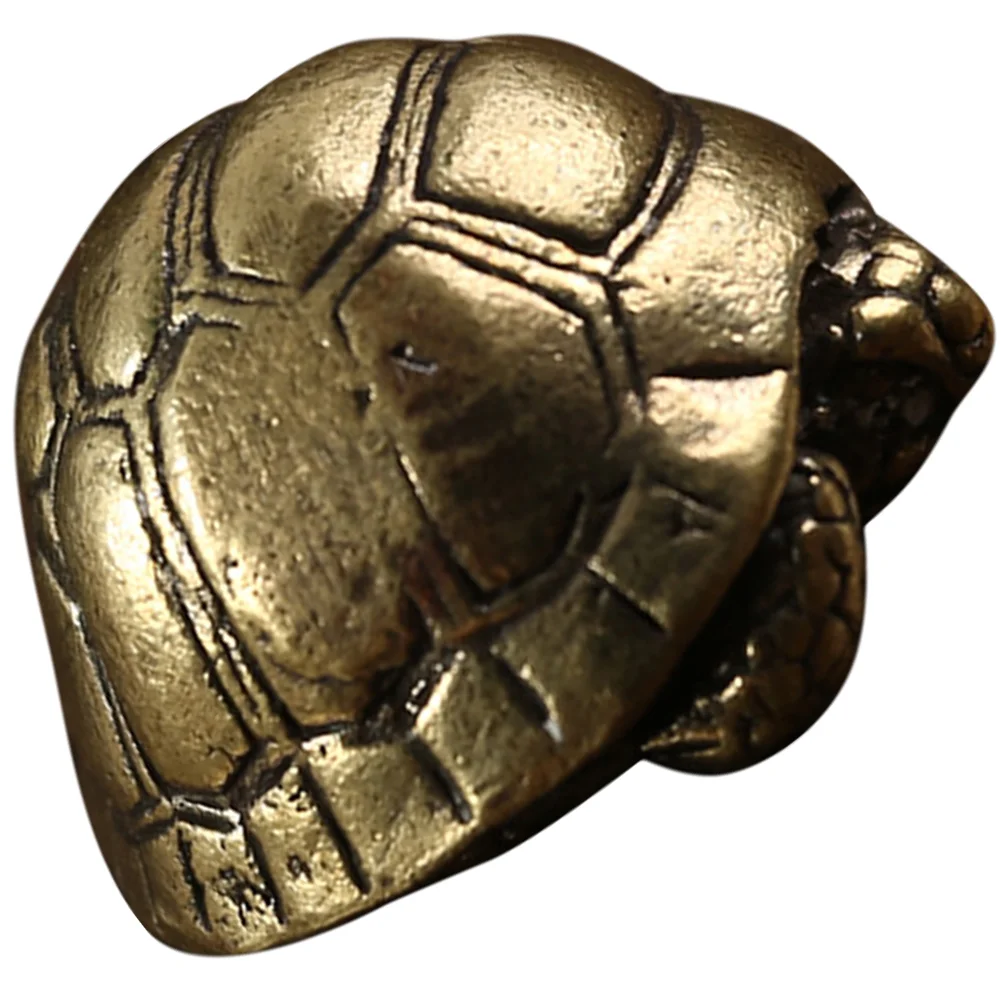 

Home Brass Turtle Tortoise Ornament Decor Decorative Model Sculpture Sea Party Decorations Modeling Craft