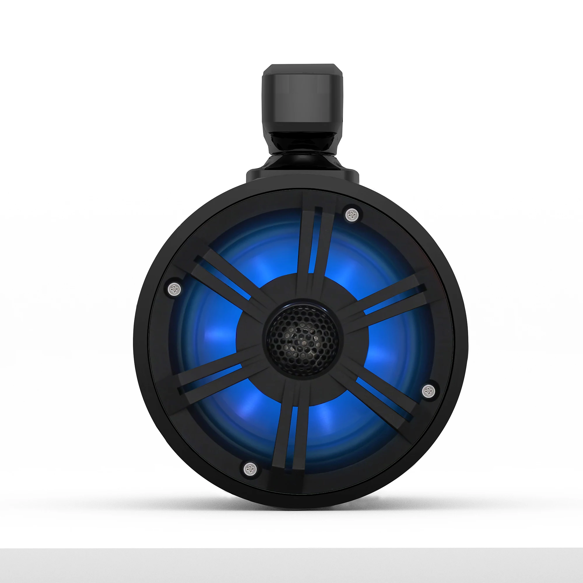 Фото Водонепроницаемая коаксиальная колонка BT Marine 6.5'' LED H-6108s BT Black IP66 для катеров, квадроциклов, UTV, водных лыж и вейкбордов №3