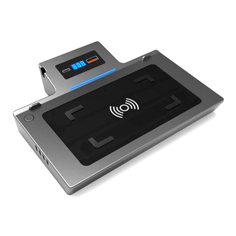 Автомобильное беспроводное зарядное устройство QI 15 Вт чехол для зарядки