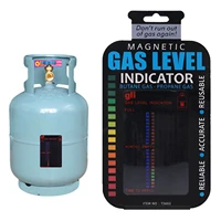 magnetic gauge for propane tank liquid tank level indicators bottle temperature measuring tool magnetic test card