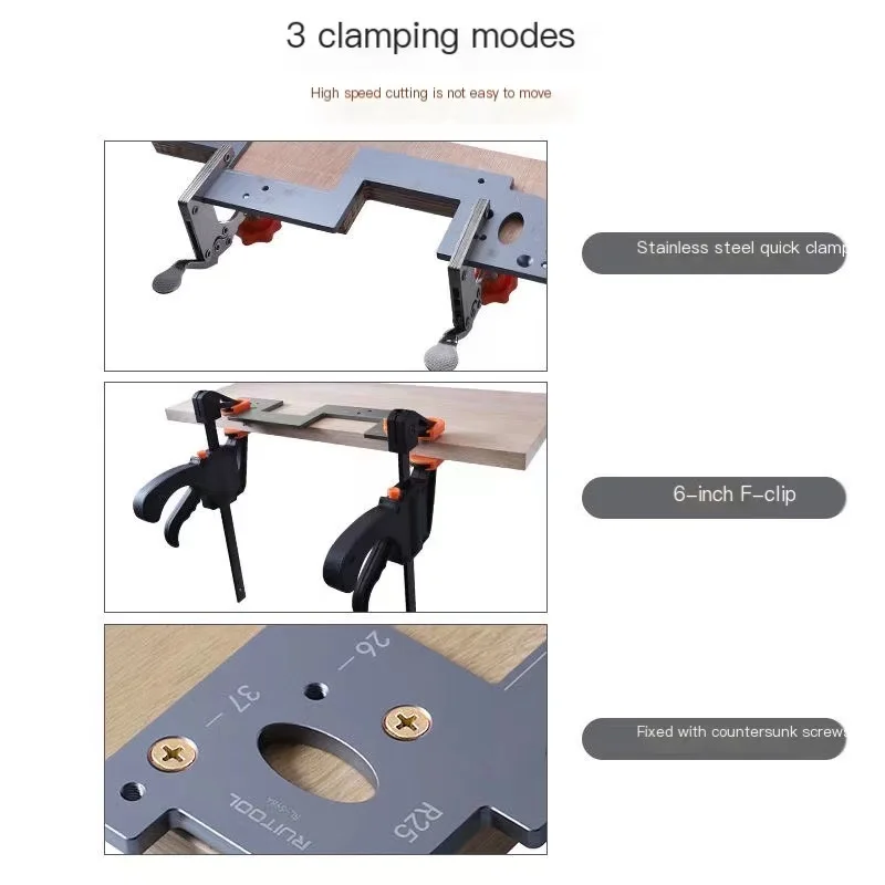 Невидимый трафарет для пазов со встроенной ручкой шкафа кухонной ручки двери без