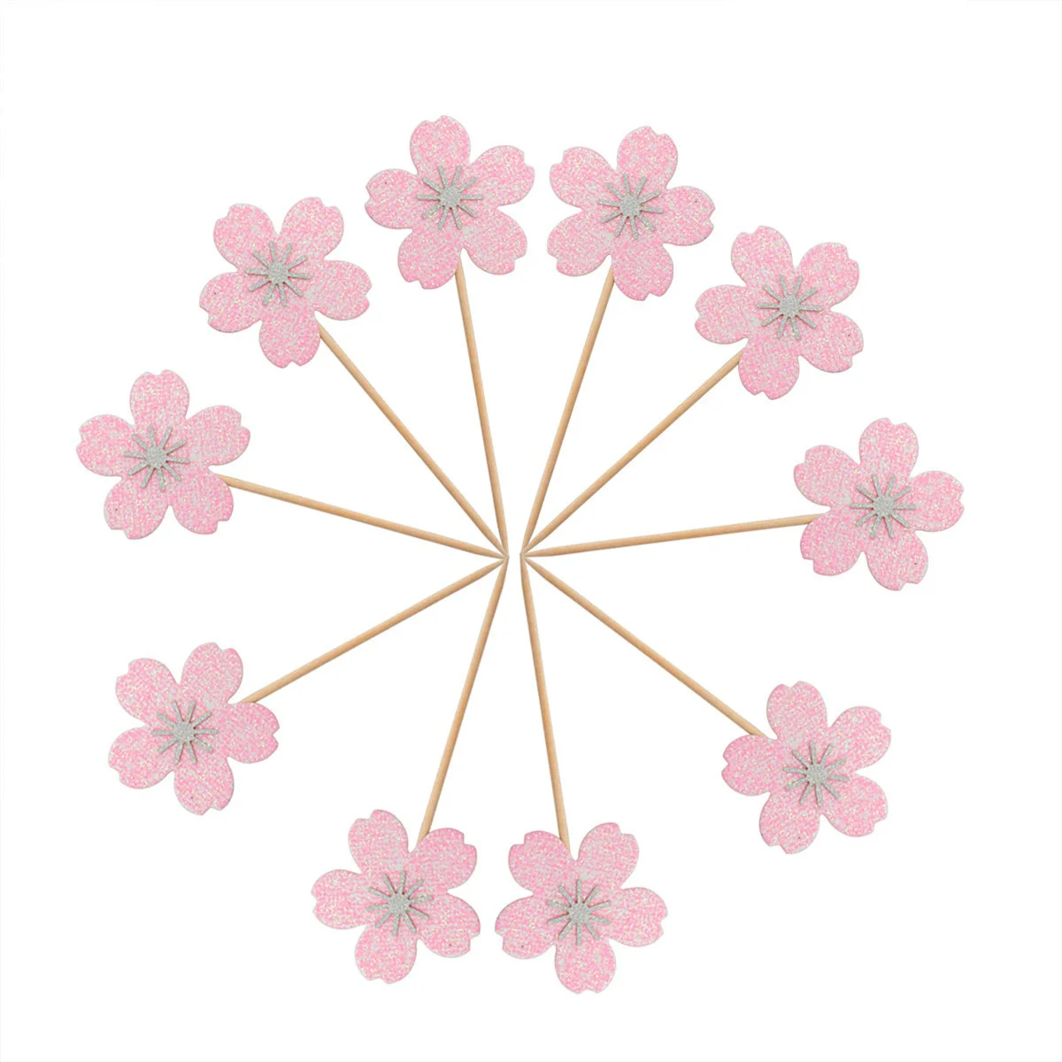 

10 pcs Decorative Insert Charming Cake Decoration Wedding for Kids