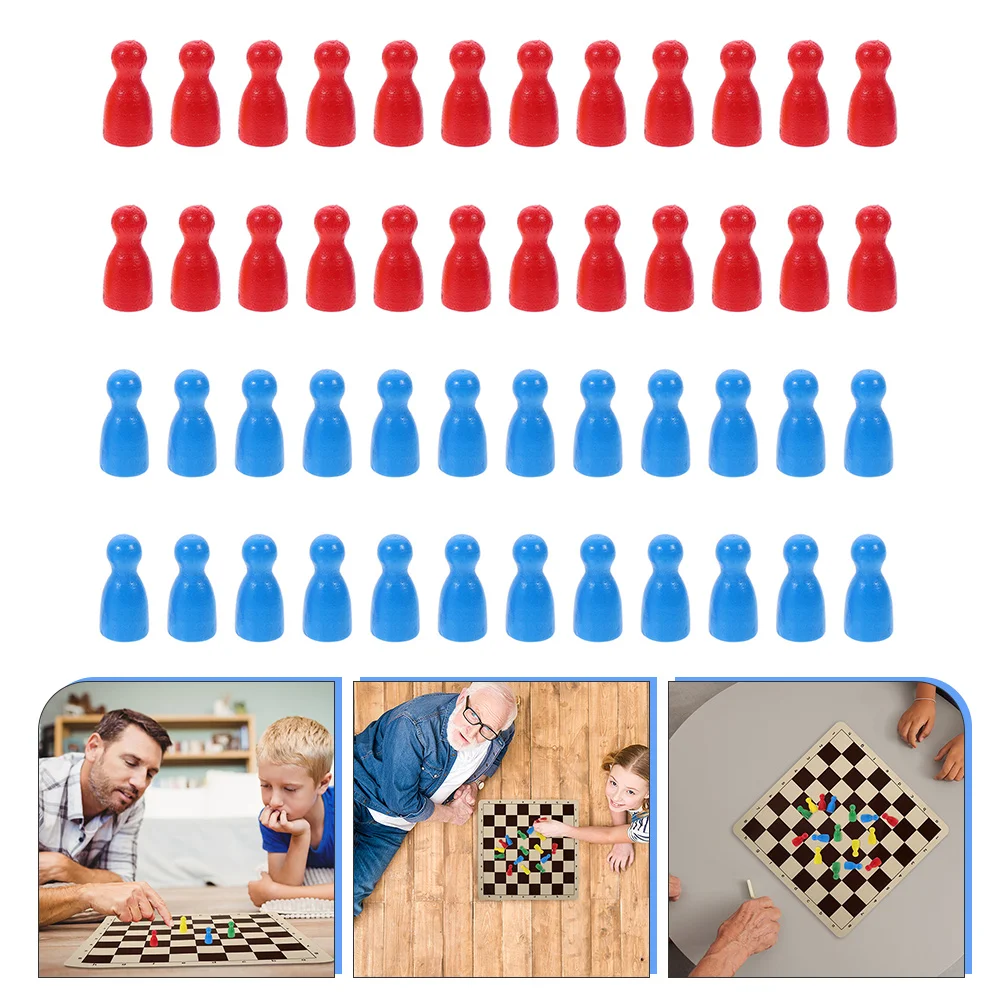 

48pcs Chessman Game Accessory Game Game Pieces Flight Pieces for Child Toddler